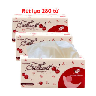 Khăn giấy ăn rút  280 tờ dai mịn