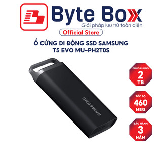 Ổ cứng di động SSD Samsung T5 EVO MU-PH2T0S 2TB 460MB/s Bảo hành 3 năm