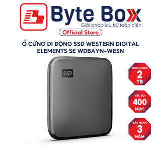 Ổ cứng di động SSD Western Digital Elements SE WDBAYN-WESN 480GB /1TB / 2TB 400MB/s Bảo hành 3 năm