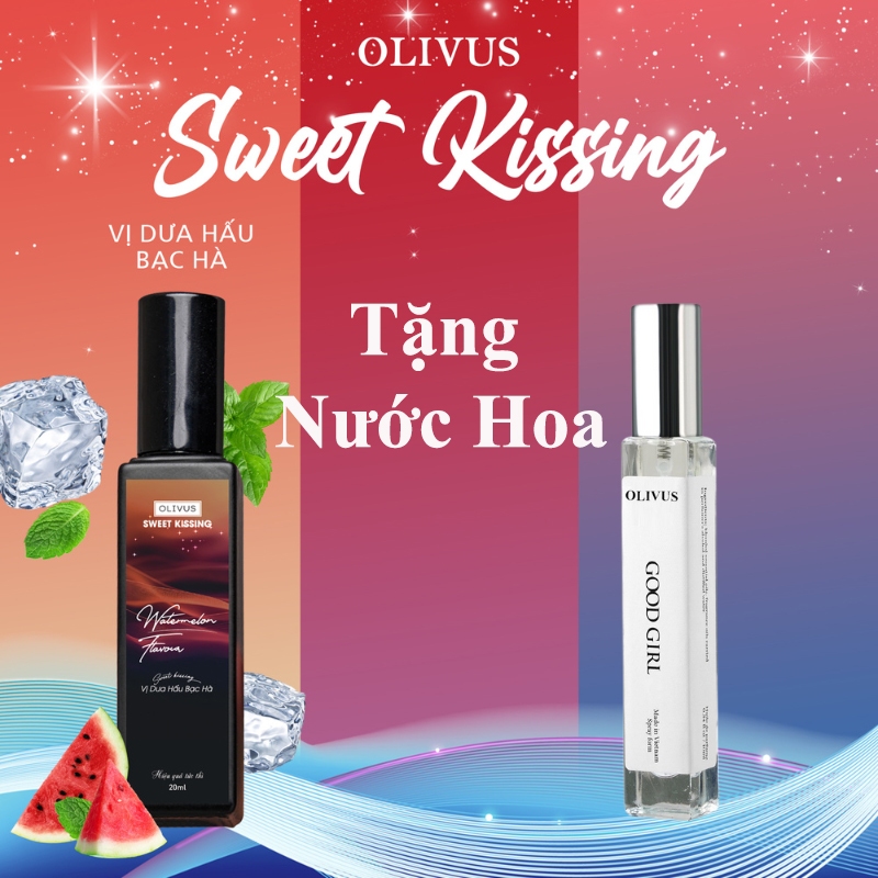 Xịt thơm miệng OLIVUS xịt hôn giúp hơi thở thơm mát chiết xuất thiên nhiên vị Hoa Quả
