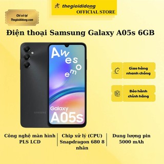 Điện thoại samsung galaxy a05s 6gb