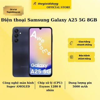Điện thoại samsung galaxy a25 5g 8gb