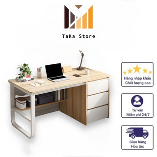 Bàn làm việc ikea gaming 1 tủ hgf -taka