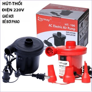 Bơm điện 2 chiều mini, Bơm hút chân không chuyên dụng, bơm phao bơi, ghế hơi, nệm hơi, nhà hơi