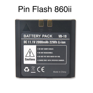 Pin flash trên máy ảnhvb18, vb19 phù hợp với godox v860ii v850ii v860 v850 vb18