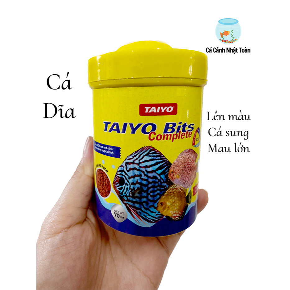 THỨC ĂN CAO CẤP LÊN MÀU CÁ DĨA BẢY TAIYO BITS COMPLETE