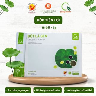 Hộp Bột Lá Sen Quảng Thanh - 3g x 15 gói/hộp