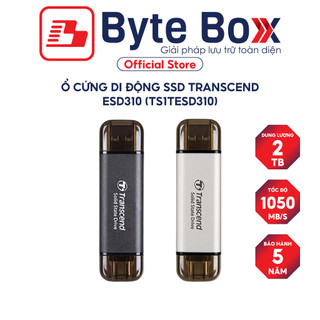 Ổ cứng di động SSD Transcend ESD310 256GB / 512GB / 1TB / 2TB 1050MB/s (TS1TESD310) Bảo hành 5 năm