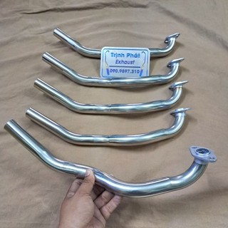 Cổ pô inox ab125 4val - size 27mm hàn lắp vào pô zin