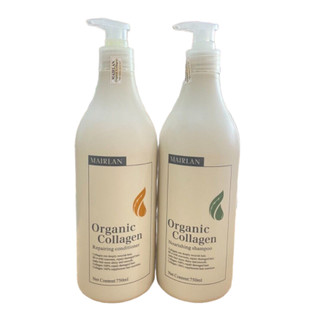 Dầu gội xả ngăn rụng chống xơ rối MAIRLAN ORGANIC COLLAGEN NOURSHING 750mlx2