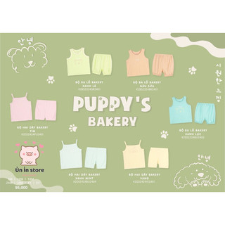 Punchun bộ ba lỗ - bộ hai dây mùa hè cho bé bakery ss2024d03