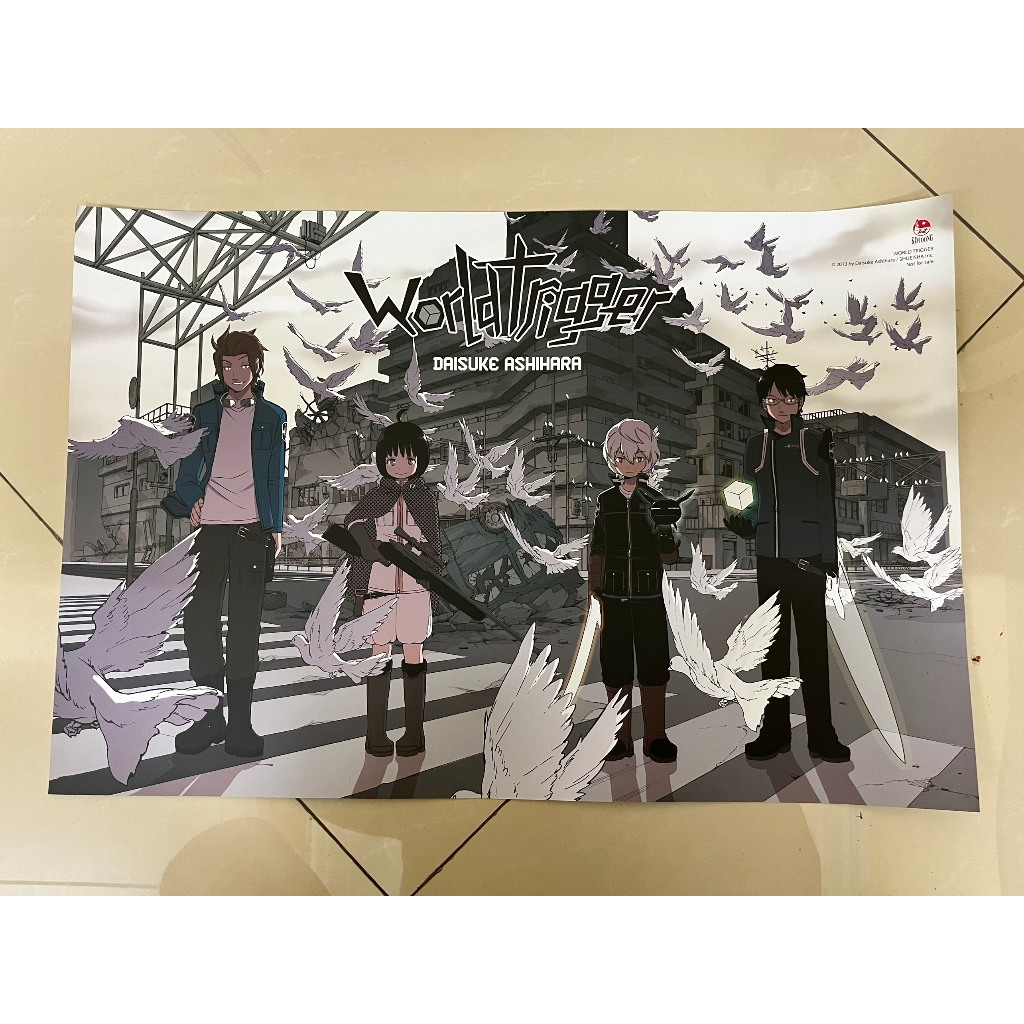 Poster World Trigger - Fes Color Fiesta 2024 - NXB Kim Đồng