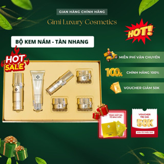 (CHÍNH HÃNG, CÓ BÁN LẺ) Bộ Mỹ Phẩm Cao Cấp Dr Mishin Hàn Quốc 6 Sản Phẩm Ức Chế Nám, Tàn Nhang, Trắng Sáng