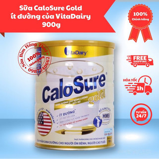 Sữa CaloSure Gold ít đường của VitaDairy 900g