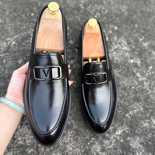 Giày penny loafer - giày lười da nam - giày tây lười nam - đế cao su - bảo hành 12 tháng