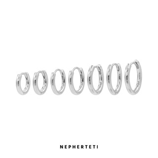 Khuyên tai nam nữ bạc 925 - Khoen tròn cơ bản thân dày 2mm (giá 1 chiếc) - Nepherteti