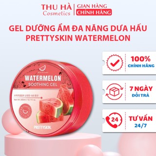 Gel Dưỡng Đa Năng Dưa Hấu Watermelon Soothing Gel Prettyskin
