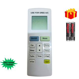Điều khiển điều hoà gree mã 01, remote máy lạnh gree - tặng kèm pin - gdct