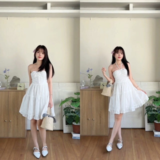 Sunny Dress - Đầm thêu hoa mặc được 2 kiểu - Shi Clothing