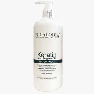 Dầu gội đầu phục hồi Keratin dành cho tóc khô xơ, hư tổn Calodia - Hàng Ý nhập khẩu - 500ml
