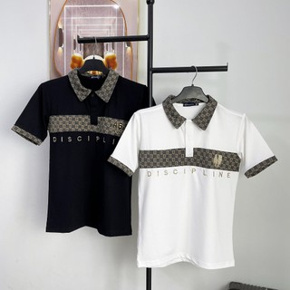 Áo Thun Nam Cổ Bẻ Họa Tiết Sang Chảnh ❤️ Chất Cotton Xịn Sò Mát Mịn