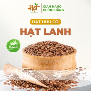 HẠT LANH NÂU - NẤU SỮA HẠT, LÀM ĐỒ ĂN, DƯỠNG TÓC, Ủ TÓC - ĐÓNG GÓI CHÂN KHÔNG 500G