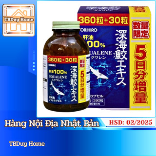 Viên uống sụn vi cá mập orihiro squalene nhật bản