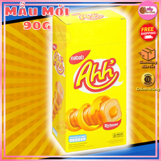 Bánh xốp phô mai richeese ahh' triple - bánh nabati phô mai