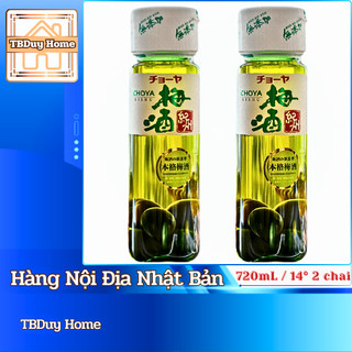 Nước mơ ngâm xanh Choya 720ml/chai