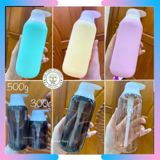 [ 500 ml ] 1 Bình vòi đựng kem body ,lotion , Chai nhựa chiết mỹ phẩm hàng QC cao cấp [ KEM KIM PHỤNG ]