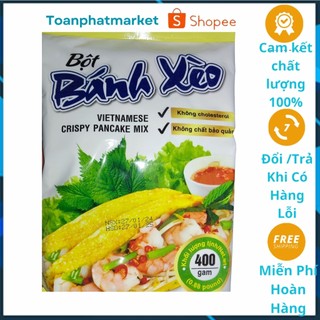 Bột bánh xèo Tuấn Phương 400gr-bột bánh xèo miền trung-Toàn Phát Mart