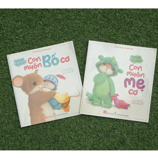 Sách - bộ 2 cuốn : con muốn bố cơ / con muốn mẹ cơ - Đinh tị books