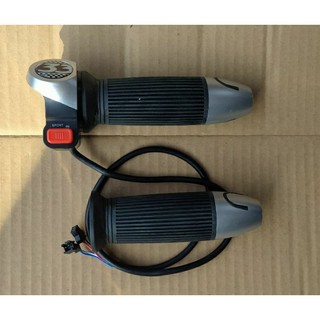 Tay ga xe điện 133s ốp nhôm