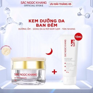 Kem dưỡng trắng da ban đêm sắc ngọc khang