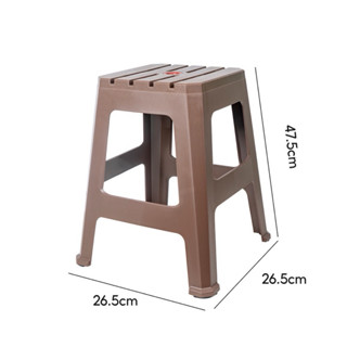 GHẾ CAO VUÔNG Ghế Đẩu nhựa PP nguyên Xếp Chồng chất hàng Cao cấp bền đẹp rẻ ,Khối Đẹp Size To Nhiều Màu Việt Nhật 2139