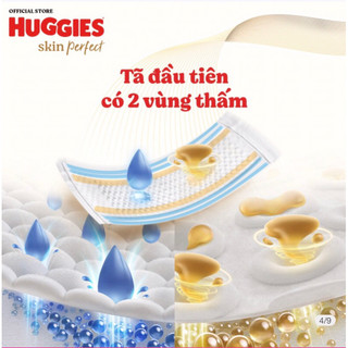 {Tặng 3 miếng} Bỉm - Tã dán Huggies size M79 miếng (76+3)