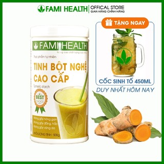 Tinh Bột Nghệ Cao Cấp Giàu Curcumin Thơm Ngon Thượng Hạng Tốt Cho Dạ Dày Làm Đẹp Da Tăng Cường Sức Khỏe Fami hộp 500g