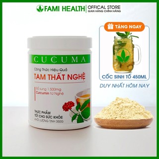 Tam thất nghệ bồi bổ và phục hồi sức khỏe sau sinh bổ máu tăng sức đề kháng tăng cường miễn dịch cucuma hộp 300g