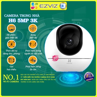 Camera wifi Ezviz H6 5MP 3K chính hãng, đàm thoại 2 chiều
