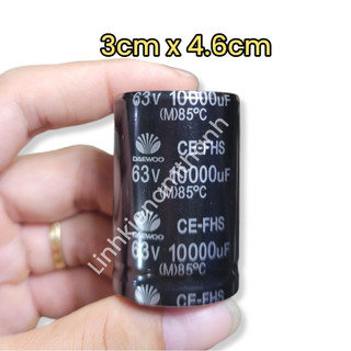 Tụ Lọc Nguồn 63V 10000uf 3cm x 4.6cm [DU6310]