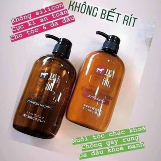 Dầu gội - xả mỡ ngựa Nhật bản mẫu mới