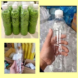 #Rẻ vô địch# Chai nhựa mới trắng trong suốt dung tích 500ml dùng 1 lần hoặc nhiều lần - kèm nắp - mới, không độc hại