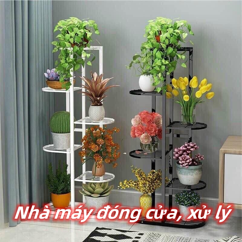 KỆ SẮT ĐỂ CHẬU HOA CÂY CẢNH 7 TẦNG CỰC ĐẸP. kt 106 x 22x 45 cm,Nhà máy đóng cửa, xử lý,KỆ Hoa,Kệ nhiều lớp,Giá đỡ