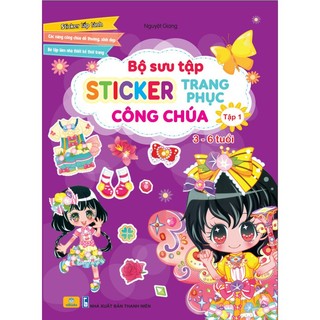 Sách - Bộ sưu tập Sticker Trang Phục Công Chúa ( 3 - 6 tuổi ) - Tập 1 - ndbooks