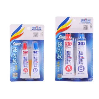 Keo AB epoxy , keo dán 302 trong suốt 2 thành phần chịu nhiệt