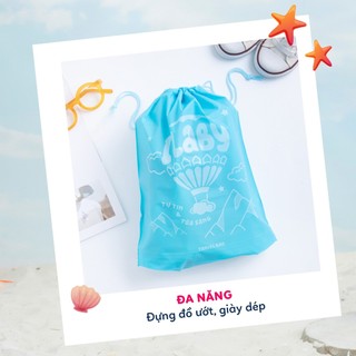 Túi đựng đồ ướt đa năng ILABY tiện lợi, đựng giày dép, quần áo có thể tái sử dụng bảo vệ môi trường [2080]