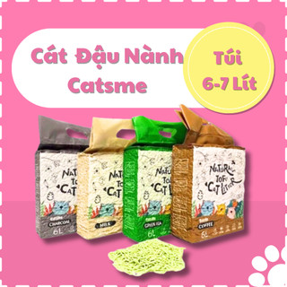 Cát Vệ Sinh Đậu Nành Cho Mèo Catsme Giải Pháp An Toàn Cho Mèo Cưng Túi 6-7 Lít