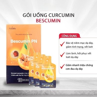 Hộp tinh chất nghệ nano curcumin bescumin fobelife bảo vệ niêm mạc dạ dày