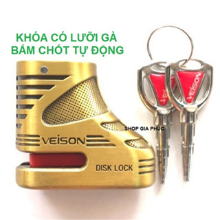 Khóa Đĩa Chống Trộm Veison, Ổ Khoá Đĩa Xe Máy, Xe Điện, Xe Đạp Có Phanh Thắng Đĩa Là Khóa Được