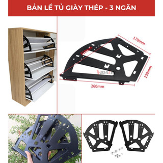 Bản lề tủ giày thép , tủ giày thông minh , bản lề tủ - Bộ 2 chiếc
